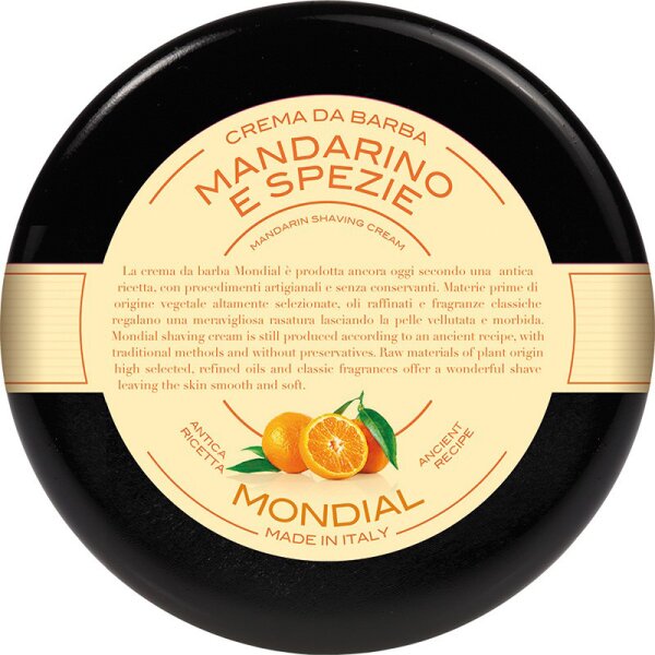 Mondial Mondial Luxury Shaving Cream Plexi Bowl Rasiercreme