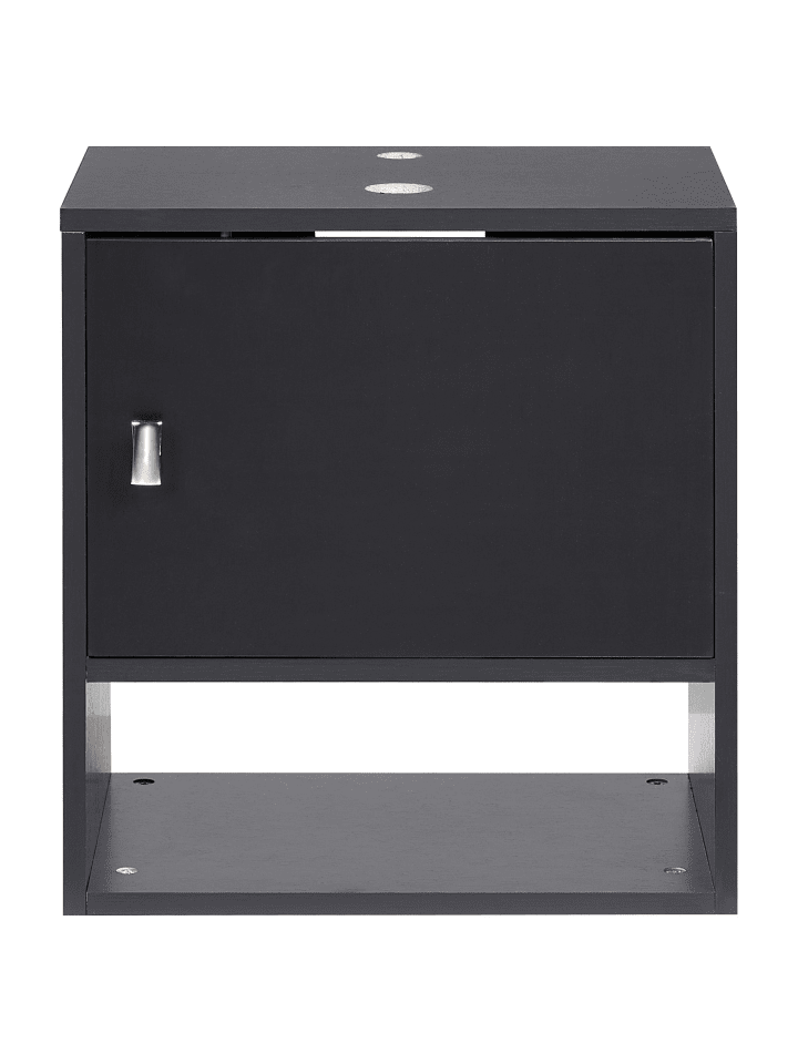 Beliani Waschbeckenunterschrank LIMERIA in Schwarz - (W) 45 x (H) 47 x (L) 30 cm günstig kaufen onesize