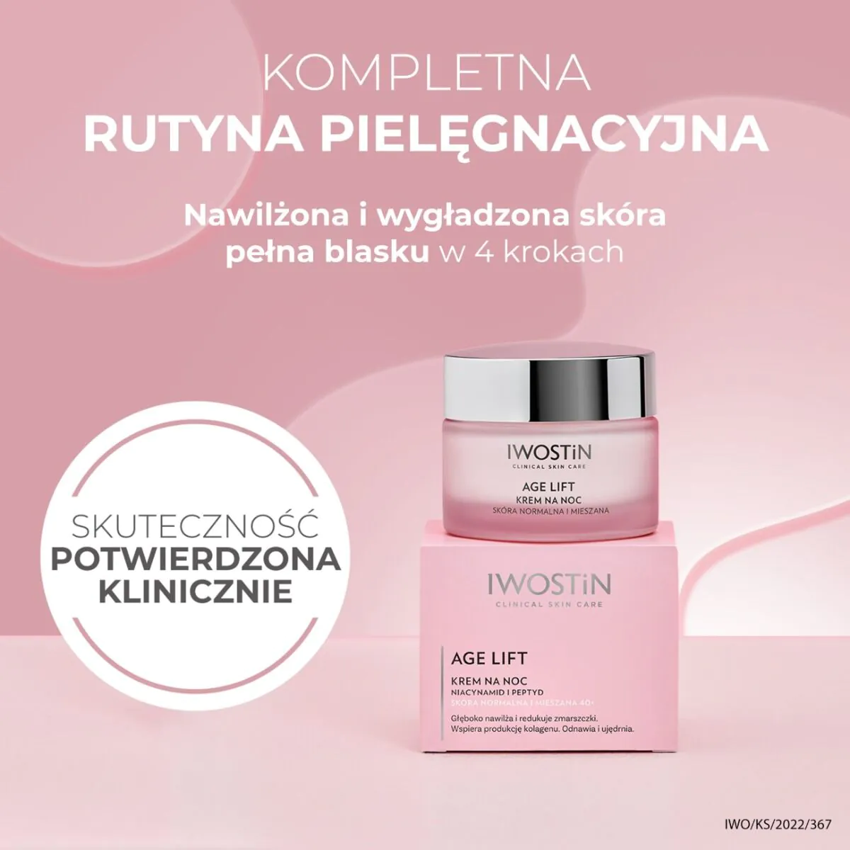 Iwostin Age Lift noćna krema za kombinovanu kožu