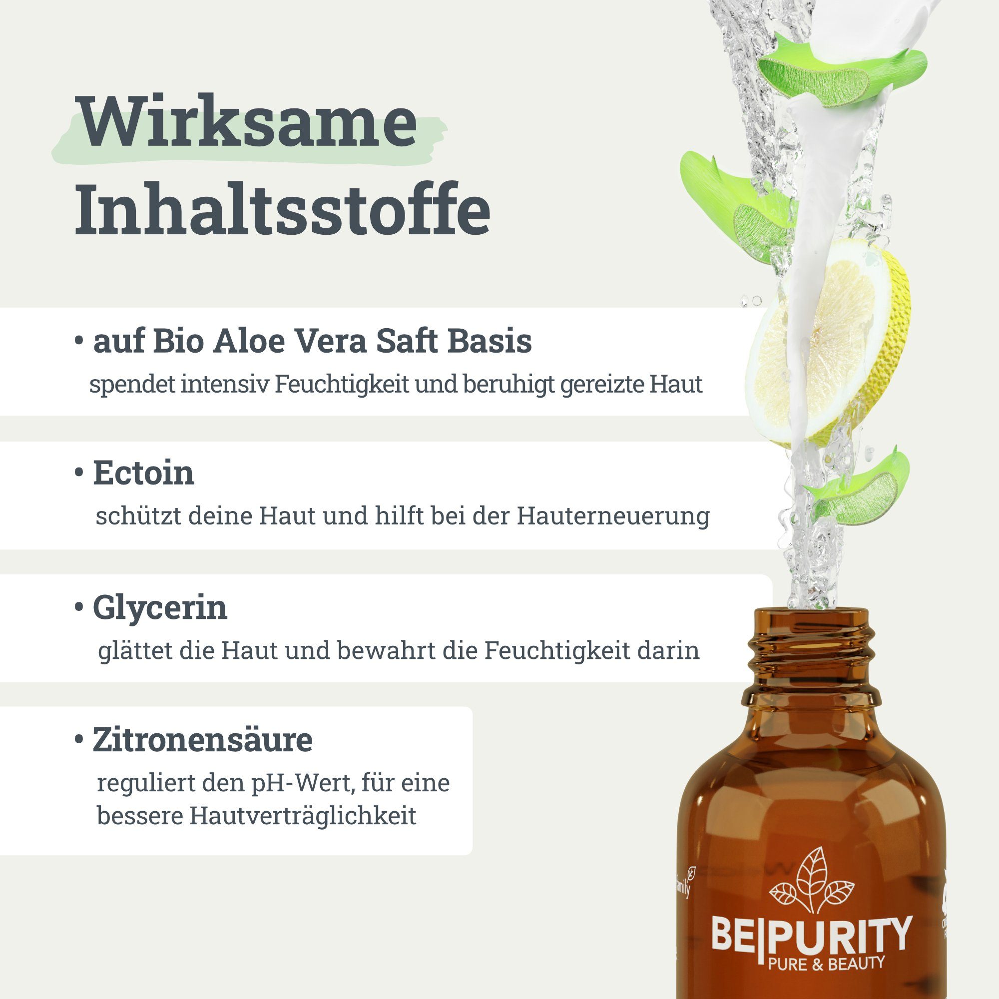 Bepurity Pflege-Set Tagescreme & Nachtcreme - zertifizierte Naturkosmetik vegan Set, 2-tlg., Gesichtscreme Hautpflege Feuchtigkeitscreme für Damen Herren