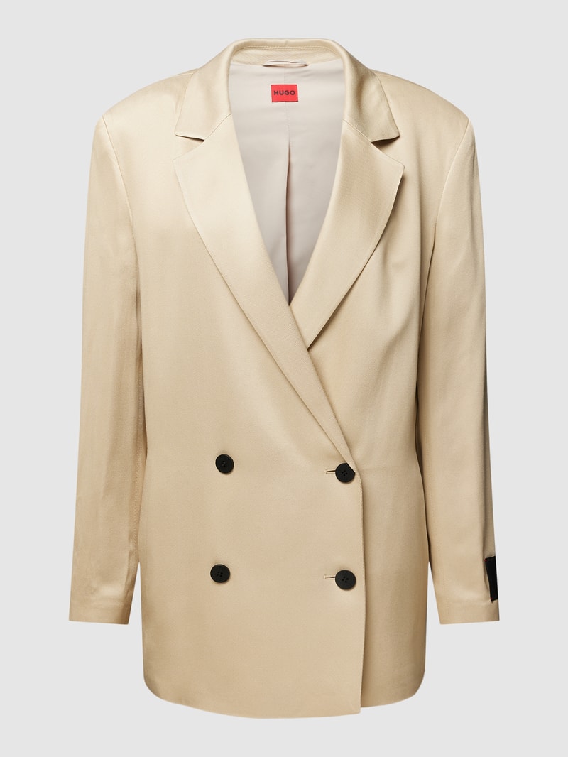 Blazer mit Reverskragen Modell 'Aboma' in beige