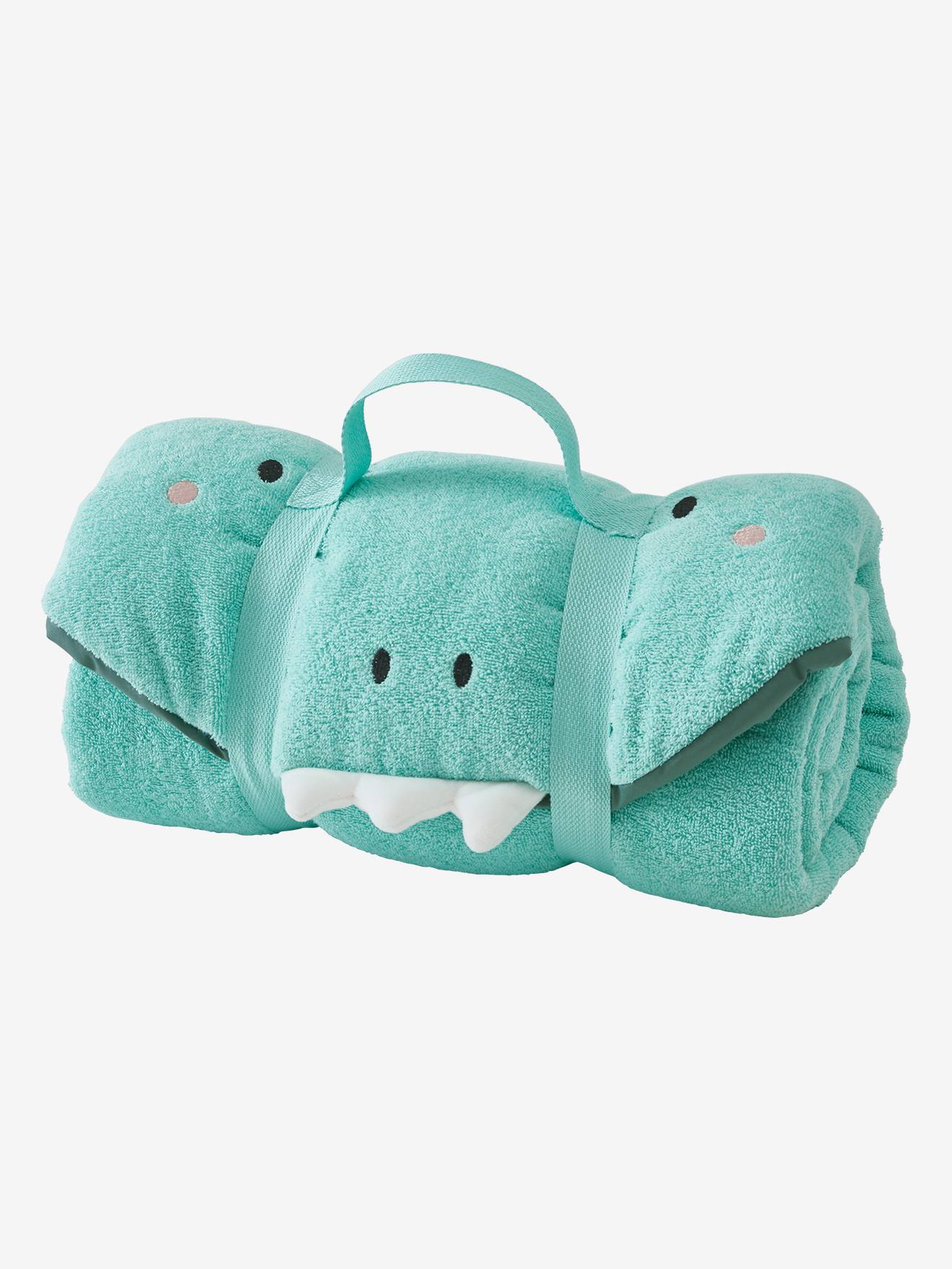 Vertbaudet Kinder Strandmatte FISH - hellblau