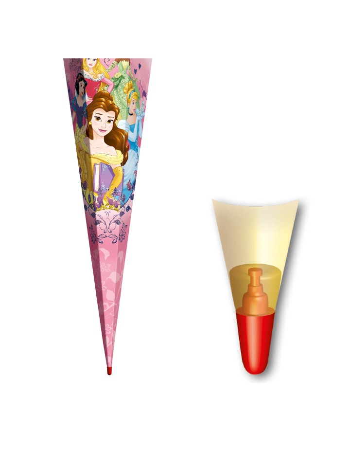 ROTH Schultüte groß Disney Princess 85 cm, Glitter in Rosa günstig kaufen onesize