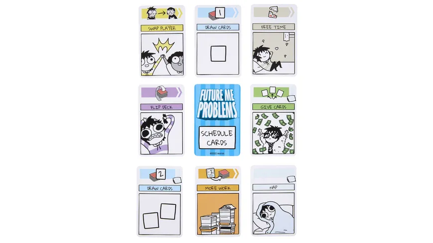 Mattel Games Future Me Problems Kartenspiel, Familienspiel