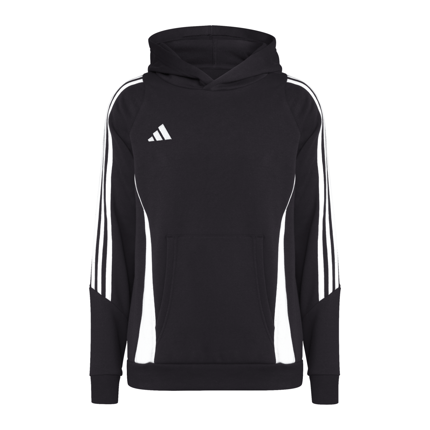adidas Tiro 24 Hoody Kids Schwarz Weiss