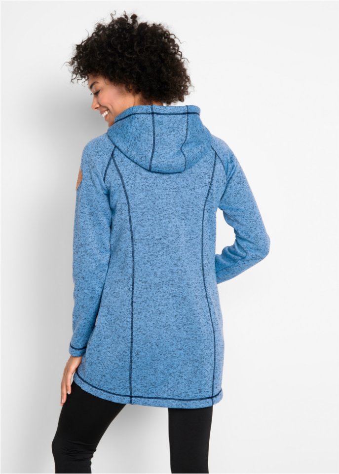 Long-Fleecejacke