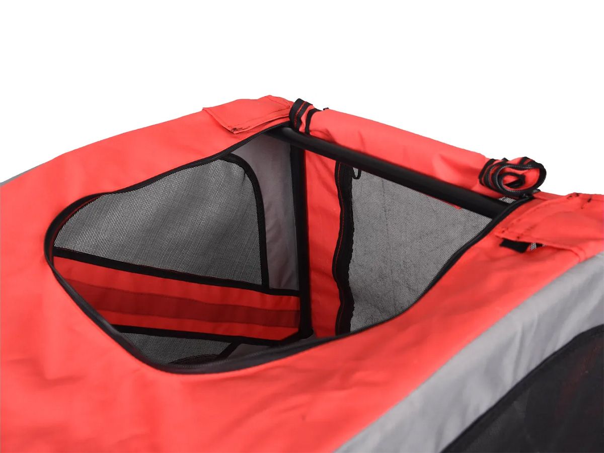 Flamigo Doggy Liner Juliette Red Hundefahrradanhänger