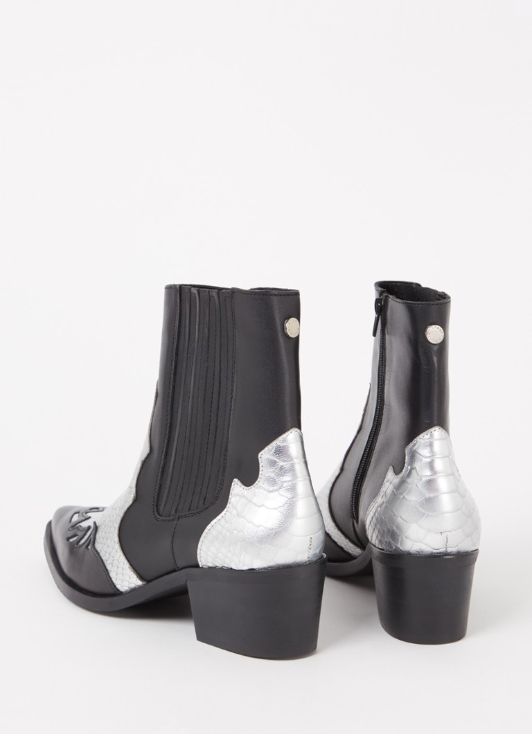 Ghete cowboy din piele Steve Madden Selena