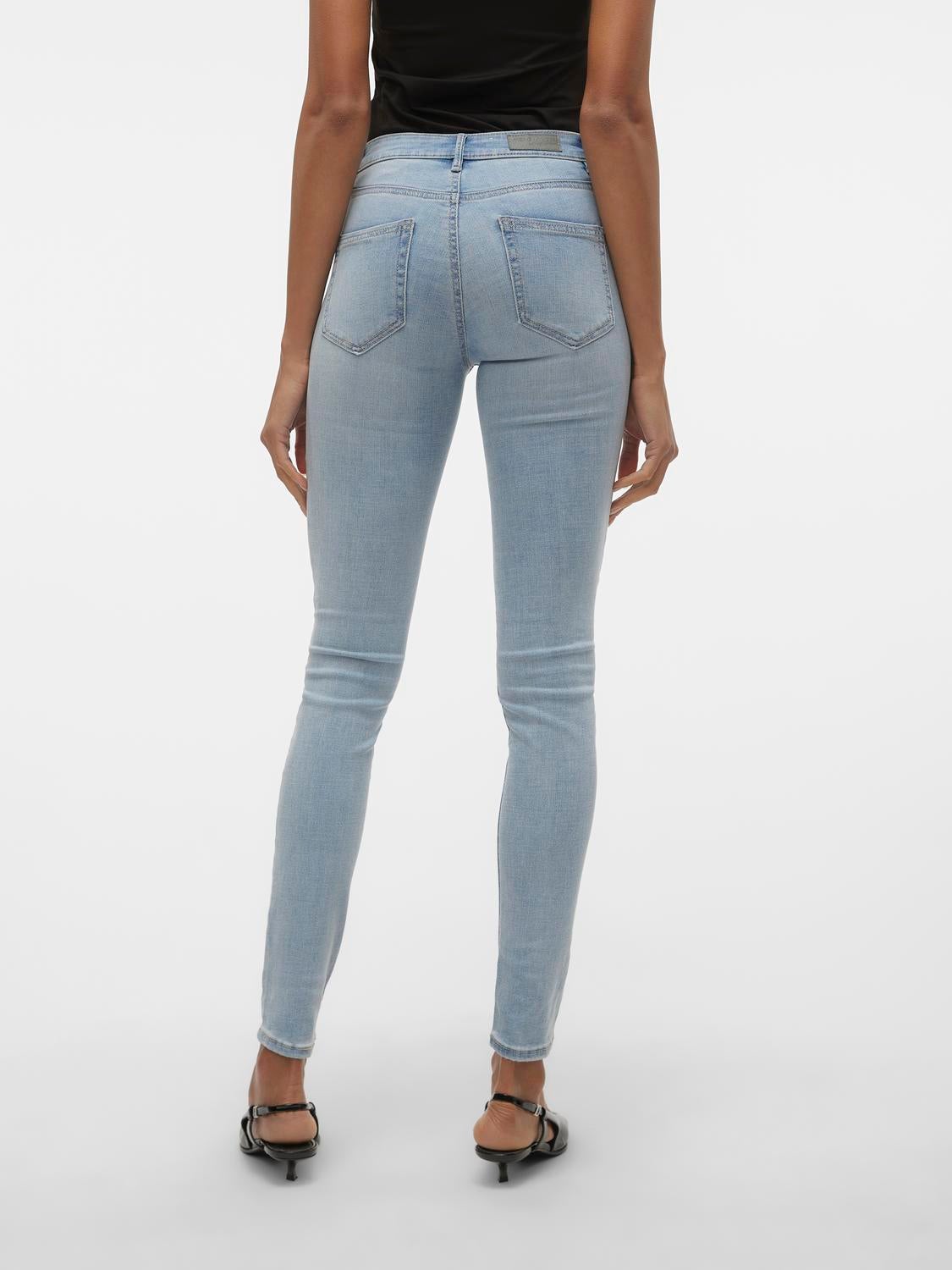 VMFLASH Mid Rise Skinny Fit Jeans