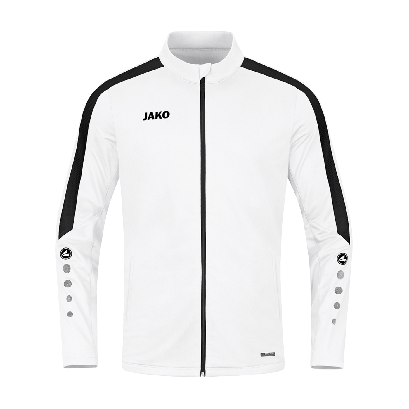JAKO Power Polyesterjacke Damen Weiss Schwarz F000