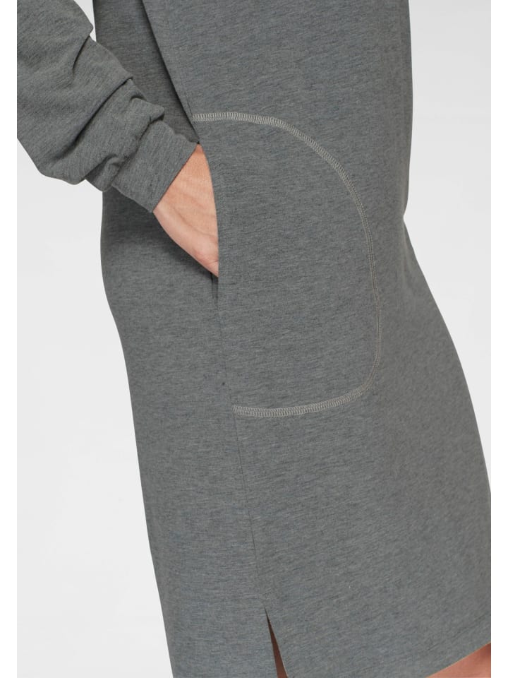 VIVANCE DREAMS Sleepshirt in melange-dunkelgrau günstig kaufen 32/34