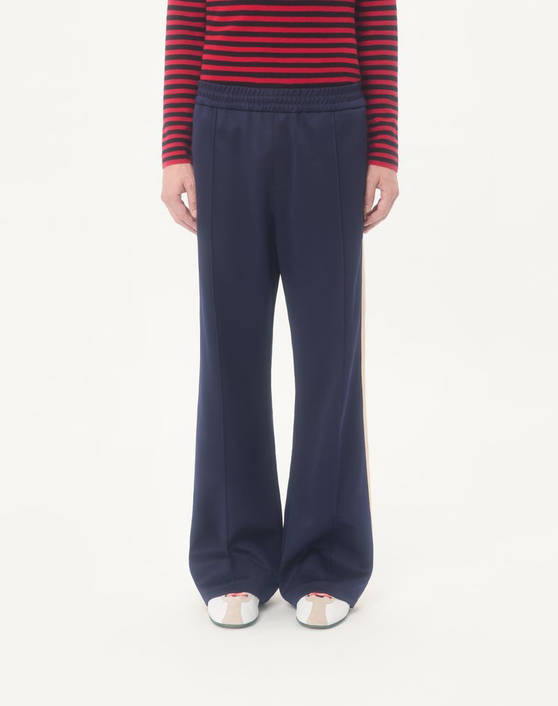 Valentino Acetatbukser med V-logo-mærke