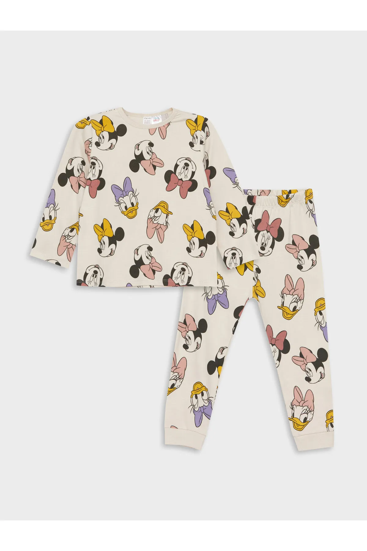 LC Waikiki  Pyjama-Set für Babys mit Rundhalsausschnitt und Disney-Aufdruck