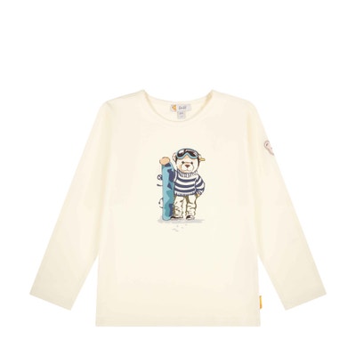T-Shirt langarm, beige für Jungs