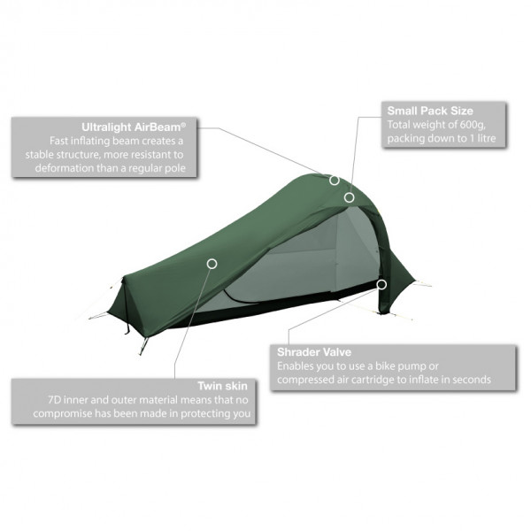 Vango - F10 Hydrogen Air - 1-Personen Zelt