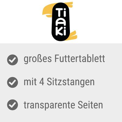 TIAKI Vogelfutterhaus Blue