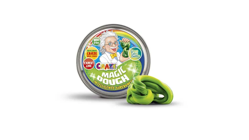 CRAZE - MAGIC DOUGH Dose mit 70gr intelligenter Superknete - Professor 70 g