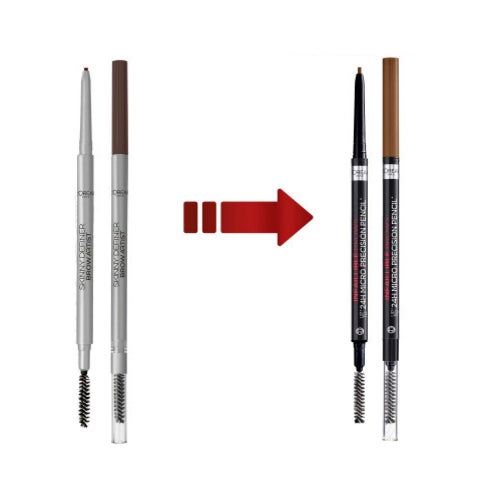 L'Oréal Brow Artist Infallible Brows 24H Micro Precision Wenkbrauwpotlood 5.0 Castanho Claro (105 Castanho) 4,5 gramas