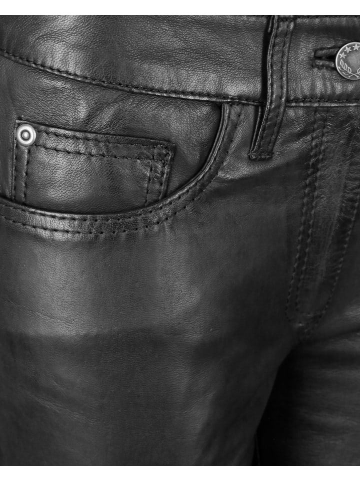 JCC Lederhose 31020262 in schwarz günstig kaufen 46
