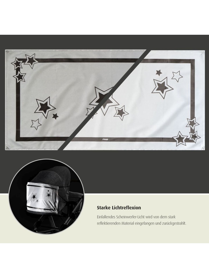 Reer MyBuddyGuard Kinderwagen-Reflektor-Banner in Weiß ab 0 Monate günstig kaufen onesize