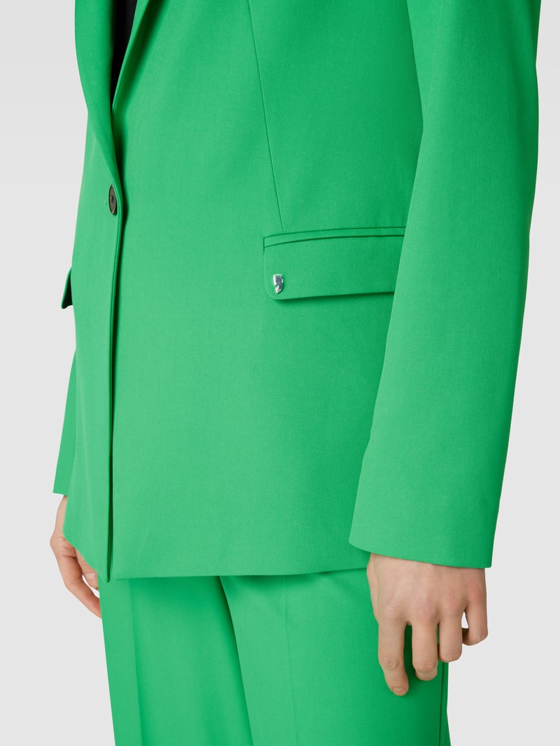 Blazer mit Reverskragen in grün