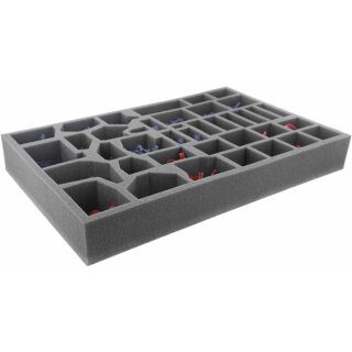 Feldherr Schaumstoff-Set und Spielmaterial-Einsatz für die Space Hulk Brettspielbox