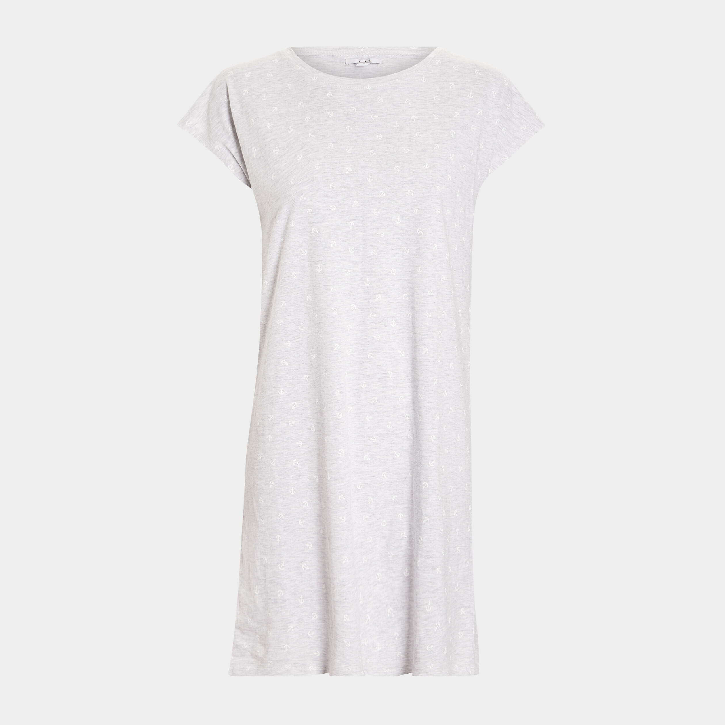 Chemise de nuit gris clair femme | La Halle