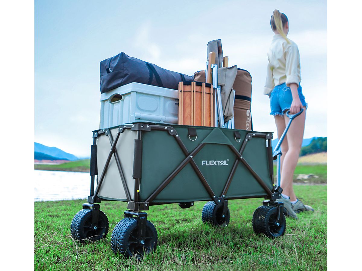 Flextail Gear Ezy-Wagen Faltbarer Pollerwagen