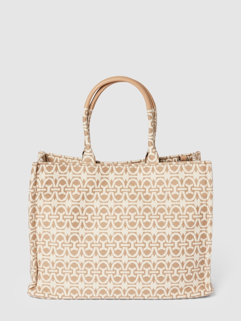Tote Bag mit Allover-Muster Modell 'NEVER WITHOUT BAG JACQUAR' in lavendel