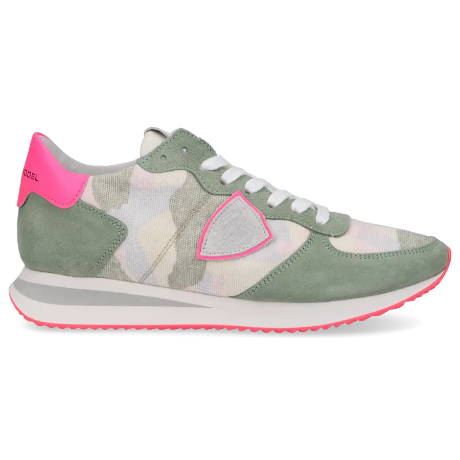 Philippe Model - Sneaker low TZLD-CN24 Veloursleder - pink