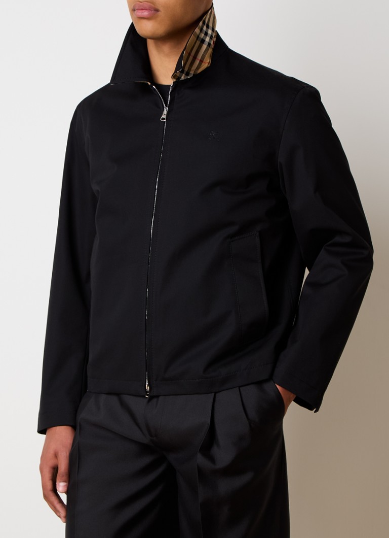 Burberry Stanbridge jacket with logo embroidery and side pockets