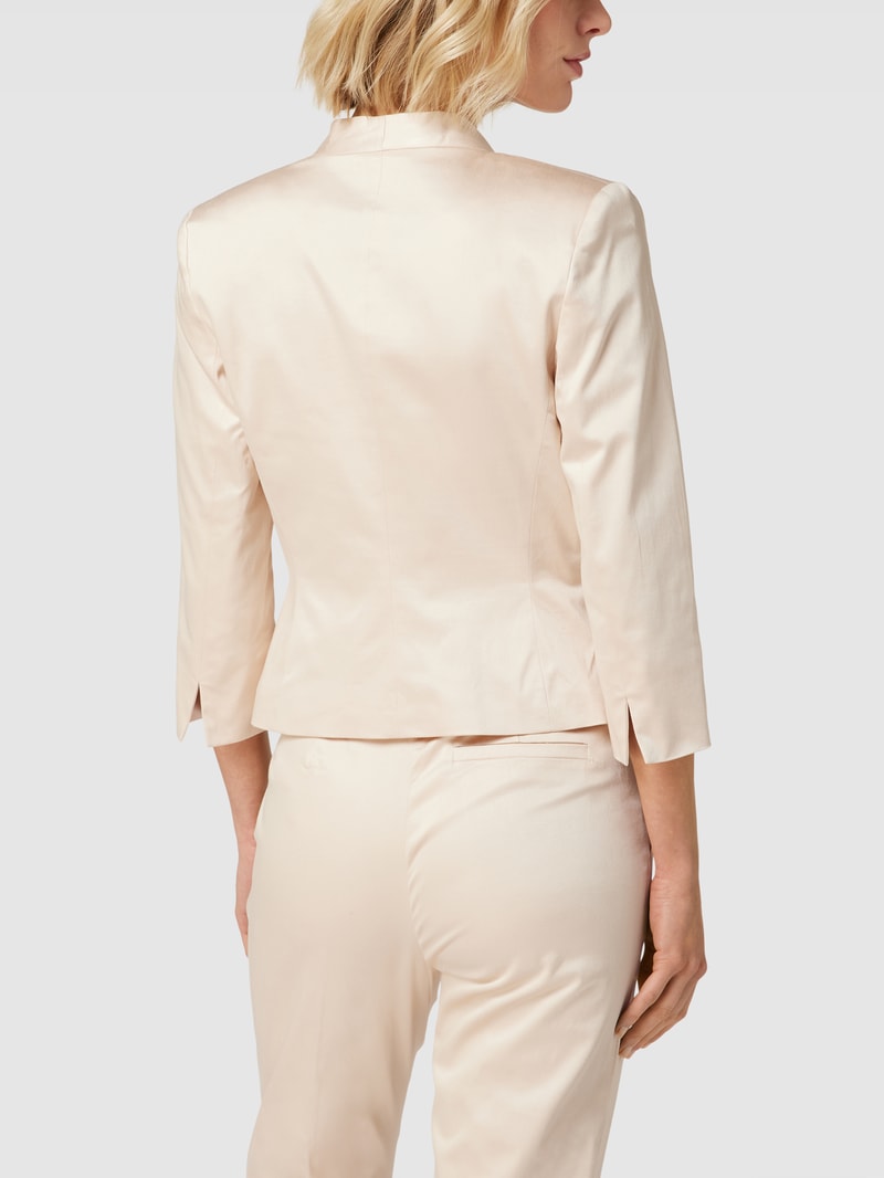 Regular Fit Blazer mit Teilungsnähten in sand