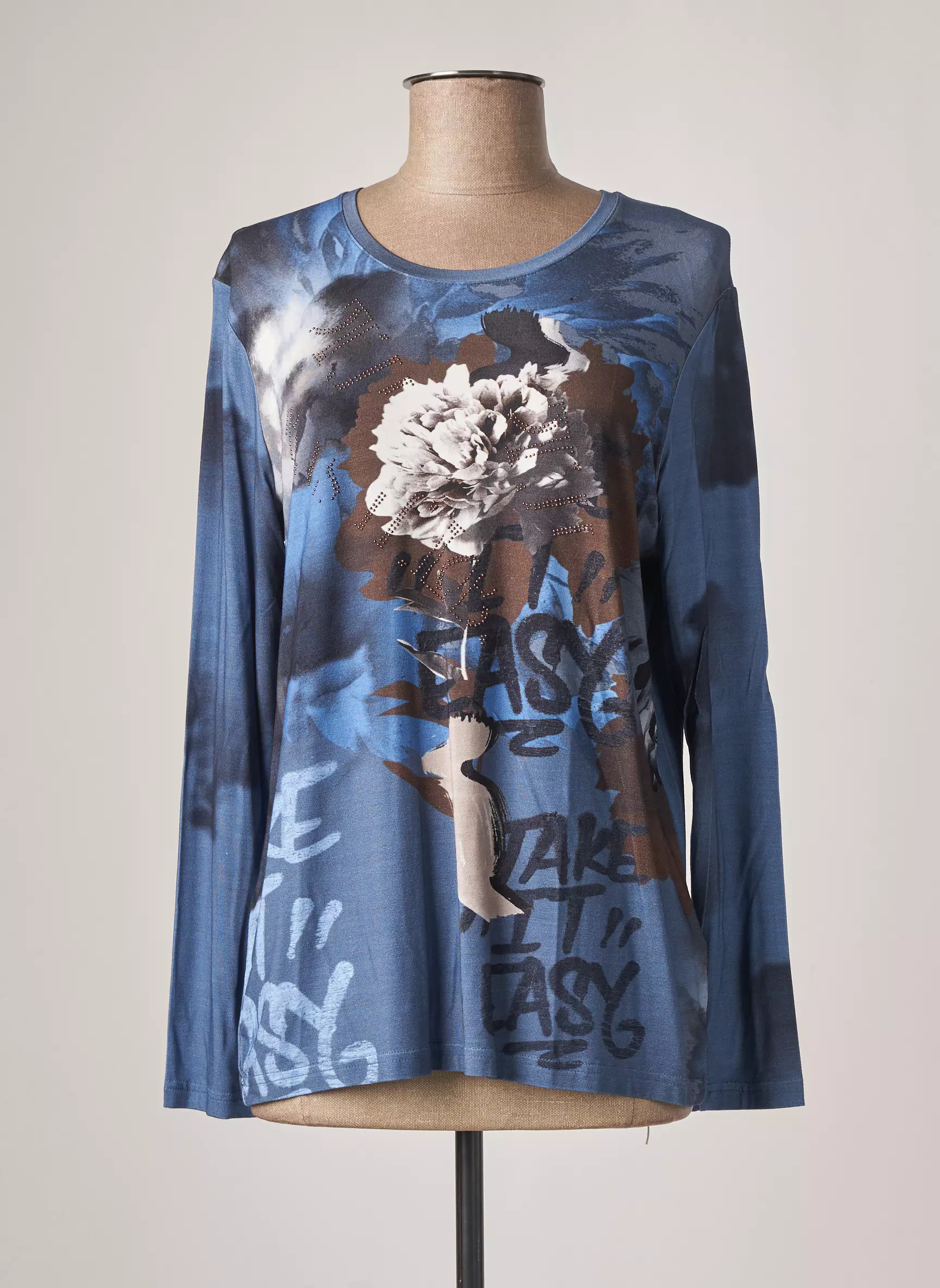 Hajo Tshirts Femme couleur bleu