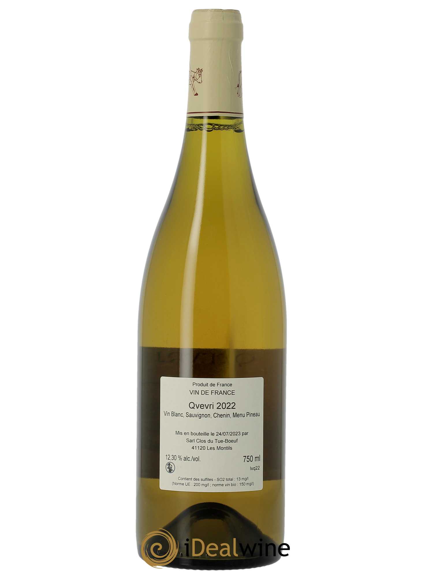 Touraine Qvevri Clos du Tue-Boeuf  2022 - Lot de 1 Bouteille