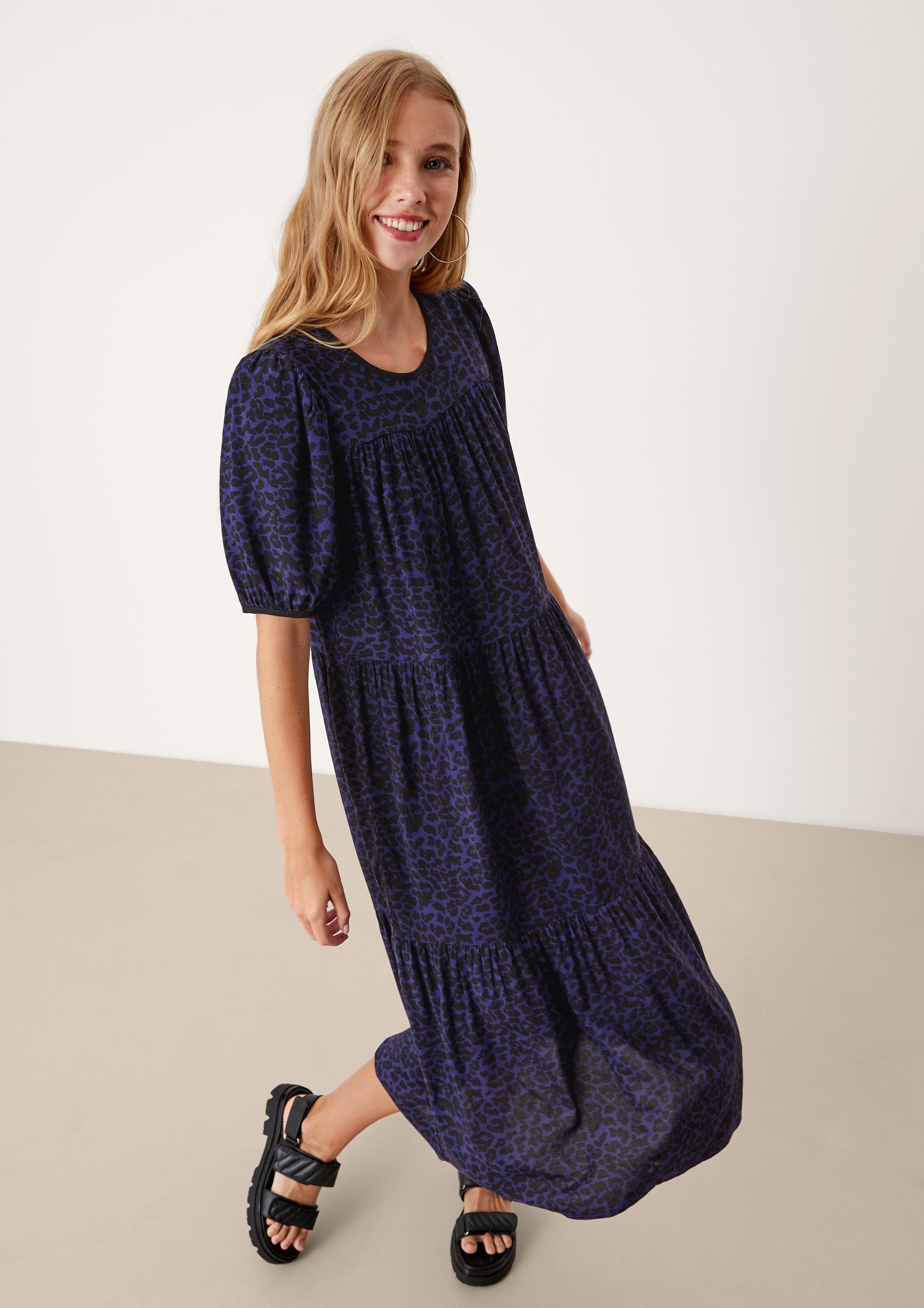 Stufenkleid mit Animalprint  2125255-56A1