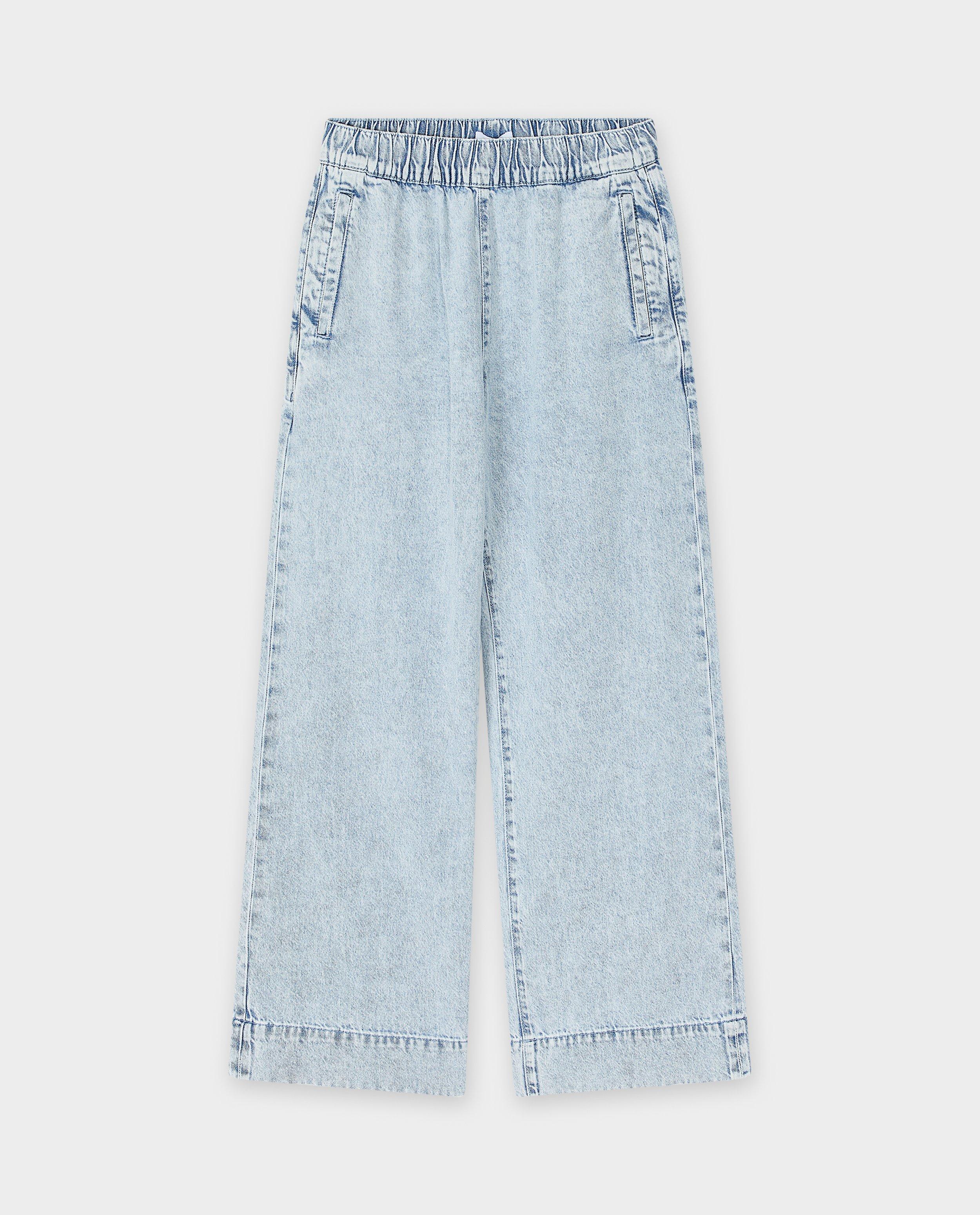 Sora Blue farmer, világoskék culotte szabású