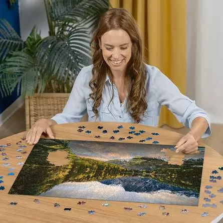 Puzzle 1000 Teile - Naturjuwel Piburger See