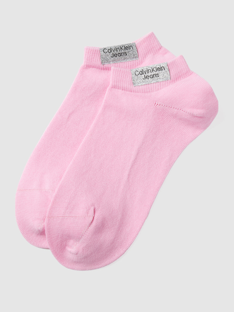 Sneakersocken mit Bio-Baumwoll-Anteil in pink