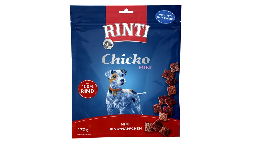 RINTI Hundesnack Chicko Mini Rind 170 g