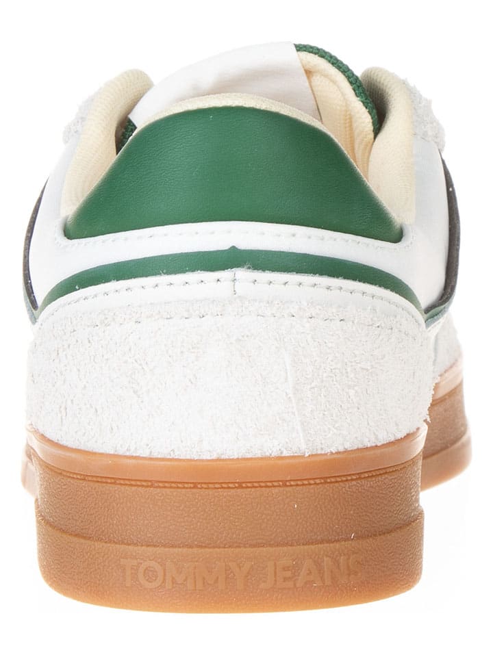 Tommy Hilfiger Shoes Leder-Sneakers in Weiß günstig kaufen