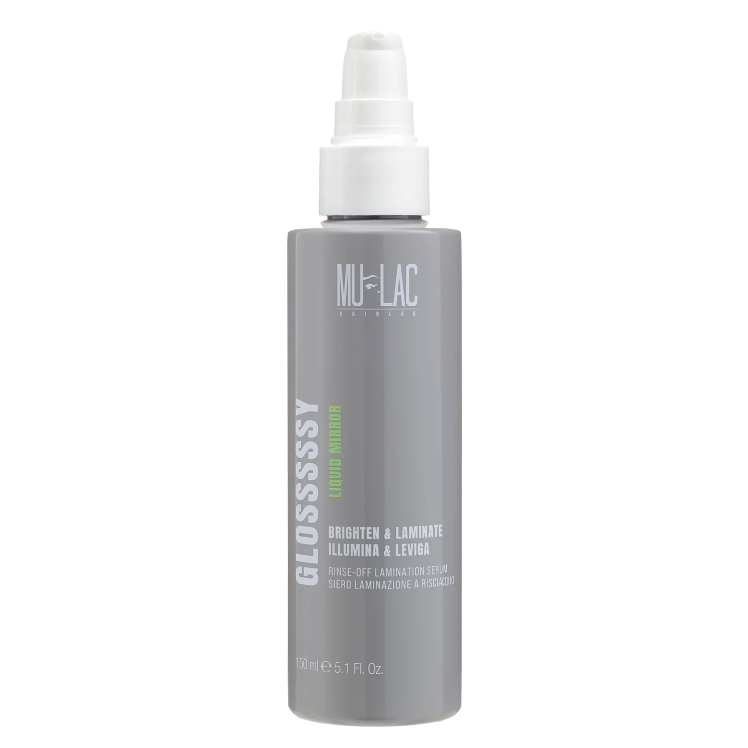 Hairlab Glossssy Liquid Mirror - Serum za laminiranje koji se ispire - Serum za stiliziranje i završnu obradu kose, Sjajna kosa