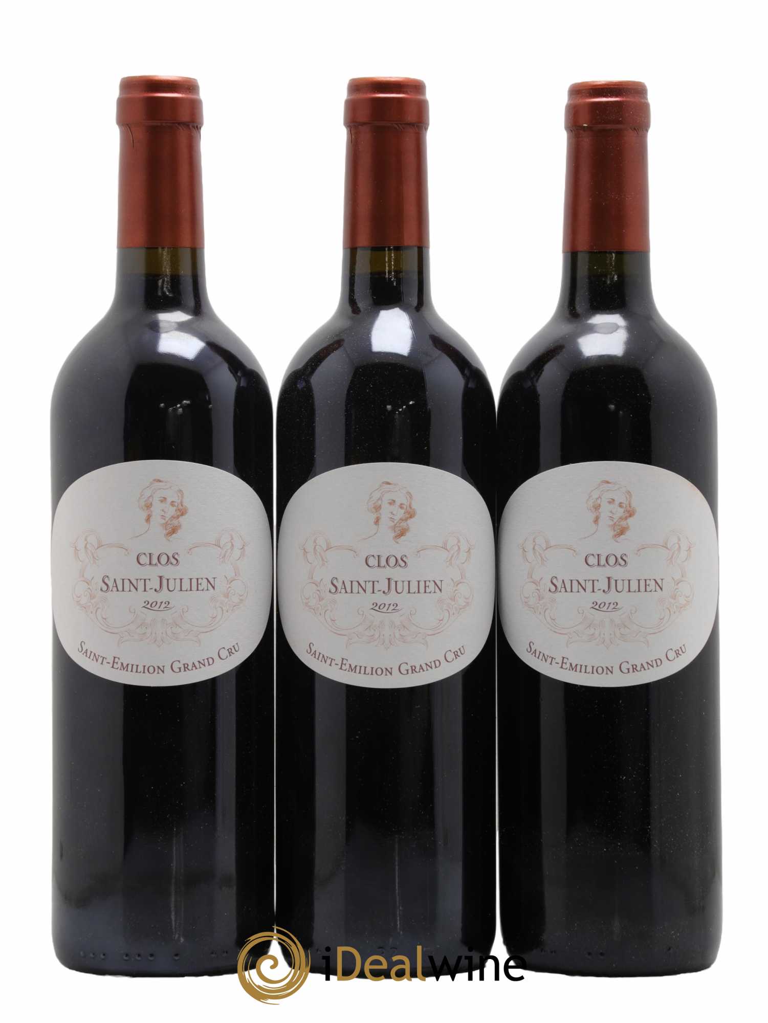 Saint-Émilion Grand Cru Clos Saint Julien 2012 - Lot de 6 Bouteilles