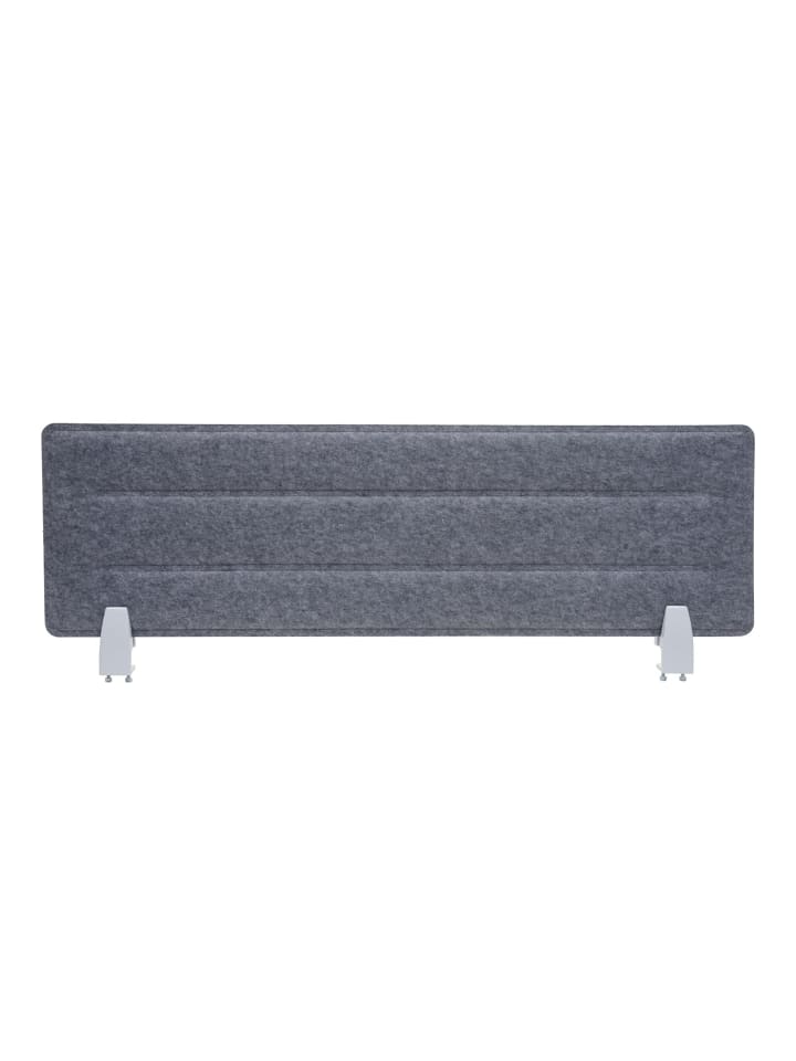 MCW Tischtrennwand G76, 100x30cm grau günstig kaufen onesize