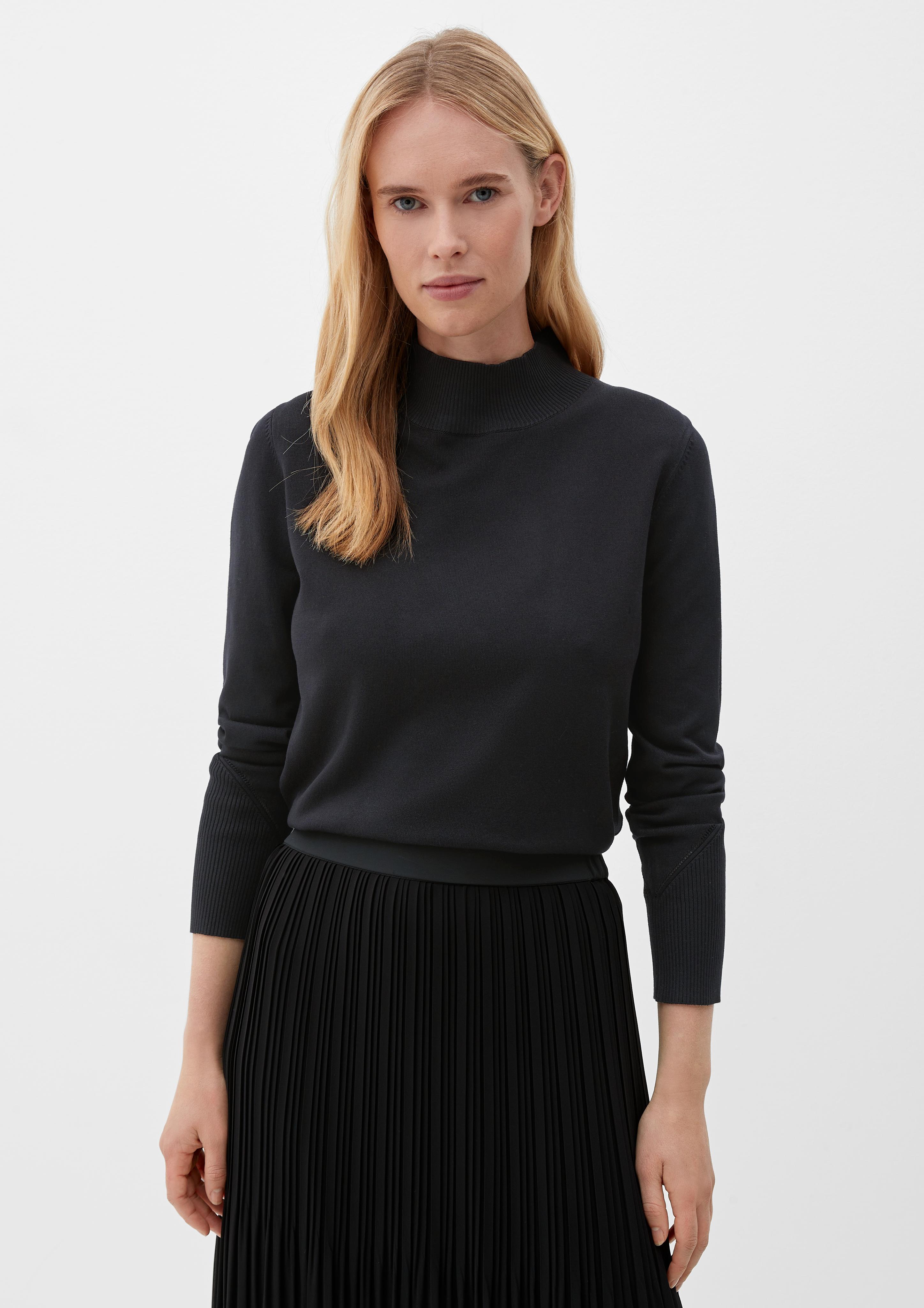 Turtleneck mit Rippdetails  2119752-9999