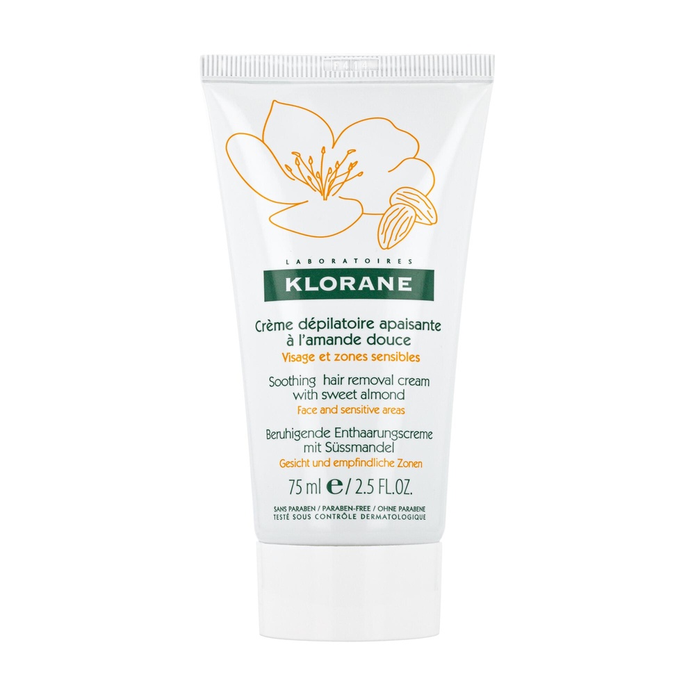 Klorane Crème dépilatoire Zones Sensibles 75ml Crème dépilatoire