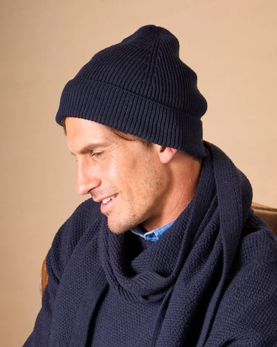 Bonnet maille chaude laine mérinos