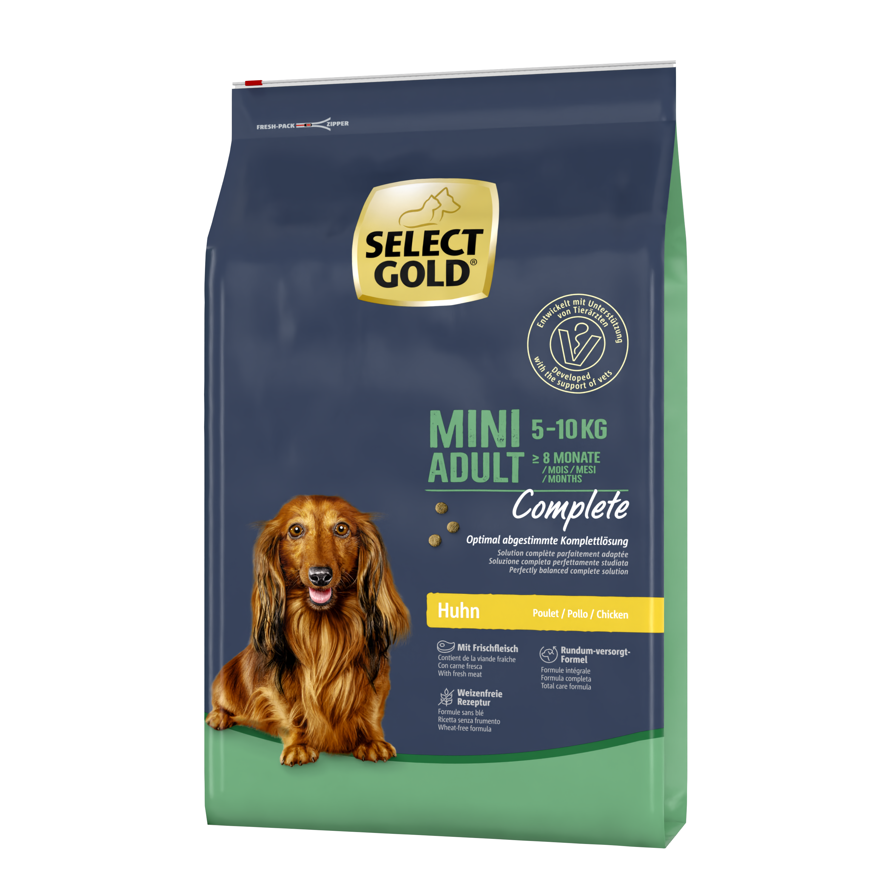 SELECT GOLD Hundetrockenfutter SELECT GOLD Complete Mini Adult Huhn 10 kg
