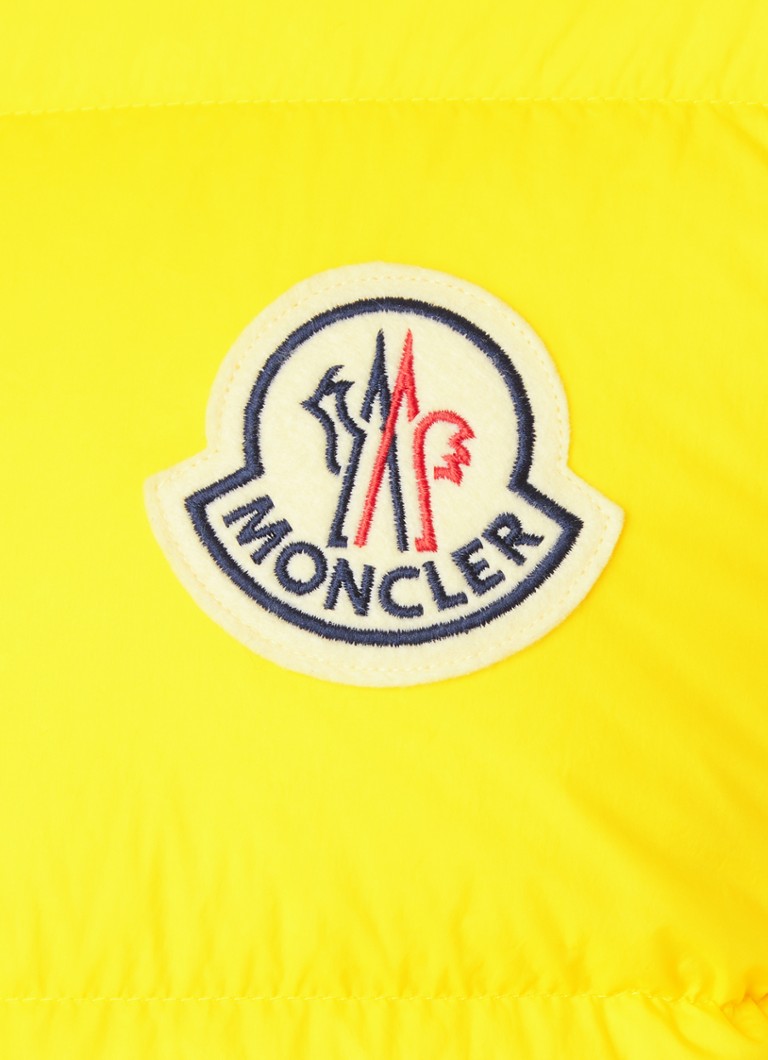 Puhasta jakna Moncler Citala s puhovim polnilom in logotipom