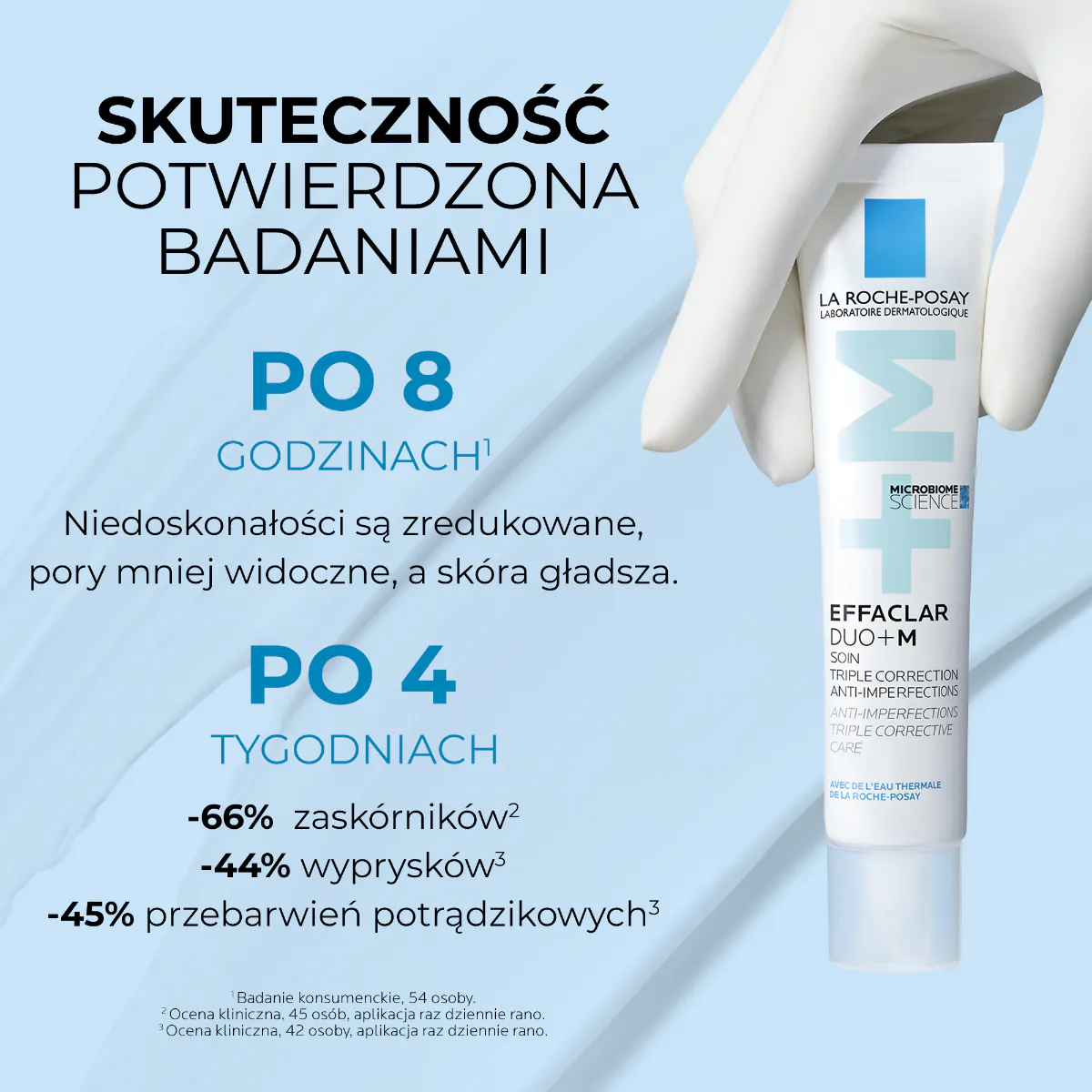 „La Roche-Posay Effaclar Duo+ M“ trigubo poveikio kremas nuo spuogų