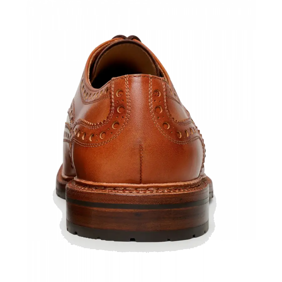 Heinrich Dinkelacker - Businessschuhe Derby GENF H FULL-BROGUE TC Toscana calf - beige